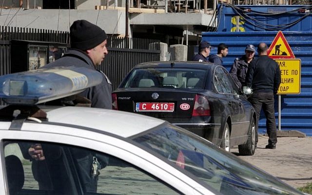 Police cars parked outside the Palestinian Authority's embassy in Sofia, Bulgaria, February 26, 2016. Bulgarian authorities are investigating the unexplained death of a Palestinian man wanted by Israel for a 1986 killing. (AP Photo) Police cars parked outside the Palestinian Authority's embassy in Sofia, Bulgaria, February 26, 2016. Bulgarian authorities are investigating the unexplained death of a Palestinian man wanted by Israel for a 1986 killing. (AP Photo)
