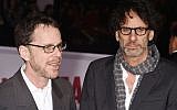 Director/producer/writers Ethan Coen (L) and Joel Coen arrive at the Premiere Of Universal Pictures' 'Hail, Caesar!' at Regency Village Theatre on February 1, 2016 in Westwood, California. (Jeffrey Mayer/WireImage via JTA)