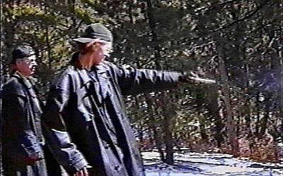 Eric Harris (L) watches as Dylan Klebold practices shooting a gun at a makeshift shooting range March 6, 1999 in Douglas County, CO in this image from video released by the Jefferson County Sheriff's Department. (Photo by Jefferson County Sheriff's Department/JTA via Getty Images) Eric Harris (L) watches as Dylan Klebold practices shooting a gun at a makeshift shooting range March 6, 1999 in Douglas County, CO in this image from video released by the Jefferson County Sheriff's Department. (Photo by Jefferson County Sheriff's Department/JTA via Getty Images)