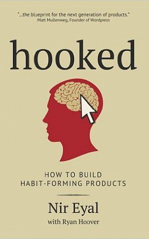 Cover for Nir Eyal's 'Hooked' (courtesy)