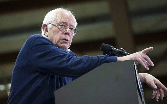 Democratic presidential candidate Sen. Bernie Sanders, I-Vermont, speaks during a campaign stop at the Franklin Pierce University Fieldhouse, Friday, Feb. 5, 2016, in Rindge, New Hampshire. (AP Photo/John Minchillo) Democratic presidential candidate Sen. Bernie Sanders, I-Vermont, speaks during a campaign stop at the Franklin Pierce University Fieldhouse, Friday, Feb. 5, 2016, in Rindge, New Hampshire. (AP Photo/John Minchillo)