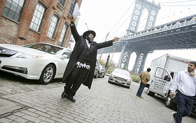 Rapper Nissim Baruch Black is now a fixture on Israel's streets. (Courtesy) Rapper Nissim Baruch Black is now a fixture on Israel's streets. (Courtesy)