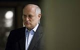 Malcolm Hoenlein, executive vice chairman of the Conference of Presidents of Major American Jewish Organizations (Yonatan Sindel/Flash90)