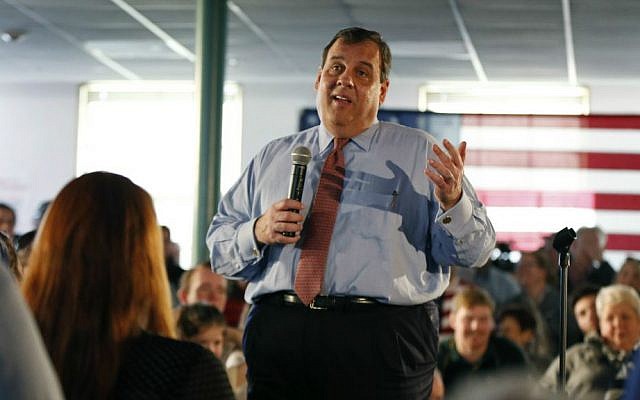 Republican presidential candidate New Jersey Gov. Chris Christie speaks at a town hall-style campaign event at Hampton Academy, Sunday, Feb. 7, 2016, in Hampton, New Hampshire. (AP Photo/Robert F. Bukaty) Republican presidential candidate New Jersey Gov. Chris Christie speaks at a town hall-style campaign event at Hampton Academy, Sunday, Feb. 7, 2016, in Hampton, New Hampshire. (AP Photo/Robert F. Bukaty)