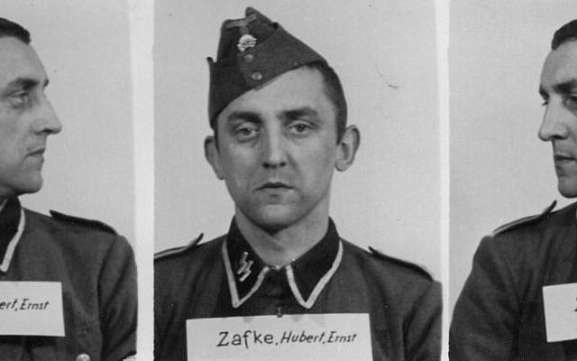 The undated photo provided by the Archive of the State Museum Auschwitz-Birkenau shows SS Oberscharfuehrer Hubert Zafke. (The Archive of the State Museum Auschwitz-Birkenau via AP) The undated photo provided by the Archive of the State Museum Auschwitz-Birkenau shows SS Oberscharfuehrer Hubert Zafke. (The Archive of the State Museum Auschwitz-Birkenau via AP)