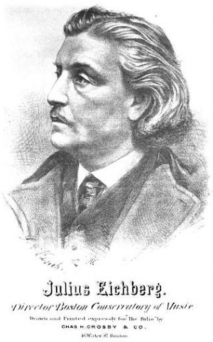 The first known burial of a Jew at Mount Auburn Cemetery in Cambridge, Massachusetts, was of violinist and composer Julius Eichberg (Wikimedia Common) The first known burial of a Jew at Mount Auburn Cemetery in Cambridge, Massachusetts, was of violinist and composer Julius Eichberg (Wikimedia Common)