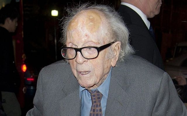 In this Nov. 13, 2011 file photo, British cinematographer Douglas Slocombe arrives for a tribute to Oscar-winning actress Vanessa Redgrave in London. Slocombe, who filmed the Nazi invasion of Poland, the adventures of “Indiana Jones” and the madcap farce of Ealing comedies, died Monday, Feb. 22, 2016, in a London hospital. He was 103. (AP Photo/Joel Ryan, File) In this Nov. 13, 2011 file photo, British cinematographer Douglas Slocombe arrives for a tribute to Oscar-winning actress Vanessa Redgrave in London. Slocombe, who filmed the Nazi invasion of Poland, the adventures of “Indiana Jones” and the madcap farce of Ealing comedies, died Monday, Feb. 22, 2016, in a London hospital. He was 103. (AP Photo/Joel Ryan, File)