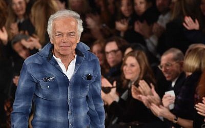 Ralph Lauren at his fashion show during Mercedes-Benz Fashion Week 2015 in New York City, Feb. 19, 2015. (Mike Coppola/Getty Images for Mercedes-Benz Fashion Week/JTA) Ralph Lauren at his fashion show during Mercedes-Benz Fashion Week 2015 in New York City, Feb. 19, 2015. (Mike Coppola/Getty Images for Mercedes-Benz Fashion Week/JTA)