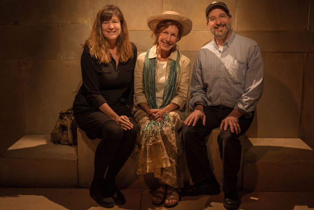 From left to right, producer Ronda Spinak, actor Lisa Robins and playwright/director Todd Salovey (Photo by Zachary Andrews) From left to right, producer Ronda Spinak, actor Lisa Robins and playwright/director Todd Salovey (Photo by Zachary Andrews)