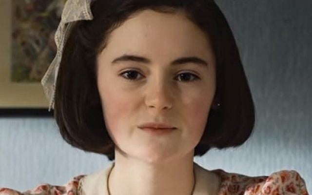 Anne Frank as depicted in the new German film “Das Tagebuch der Anne Frank," or the “Diary of Anne Frank,” directed by Hans Steinbichler. (Screenshot from YouTube) Anne Frank as depicted in the new German film “Das Tagebuch der Anne Frank," or the “Diary of Anne Frank,” directed by Hans Steinbichler. (Screenshot from YouTube)