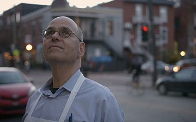Fairmount Bagel owner Irwin Shlafman in 'Bagels in the Blood.' (Wire Walker Studios)