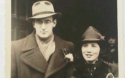 Louis and Flora Barzelay photographed in Amsterdam, May 31, 1942. (Courtesy of Stans Barzelay)