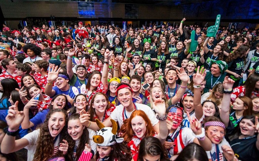 Participants in the BBYO International Convention in Baltimore, February 18, 2016. (Jason Dixson Photography) Participants in the BBYO International Convention in Baltimore, February 18, 2016. (Jason Dixson Photography)