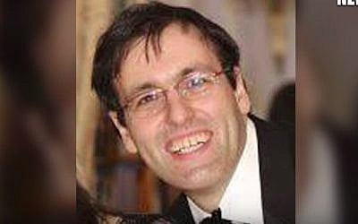 David Wichs was killed when a construction crane collapsed on his car in lower Manhattan on February 5, 2016. (Screen capture: YouTube) 