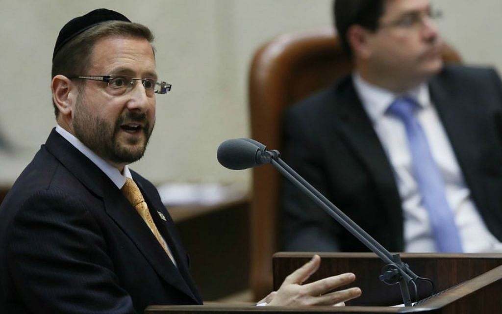 MK Dov Lipman in the Knesset, March 6, 2013. (Miriam Alster/Flash90) MK Dov Lipman in the Knesset, March 6, 2013. (Miriam Alster/Flash90)