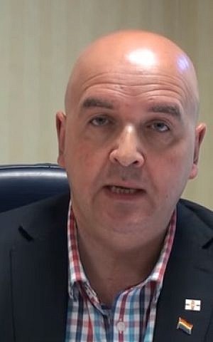 Guernsey Chief Minister Jonathan Le Tocq (screen capture: YouTube)