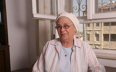 Libby Kahane, wife of the slain extremist Rabbi Meir Kahane, now has a grandson in prison for heading an extremist group. (Courtesy of Libby Kahane)