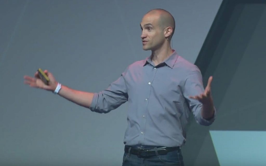 Israeli-American author and educator Nir Eyal (screen capture: YouTube)