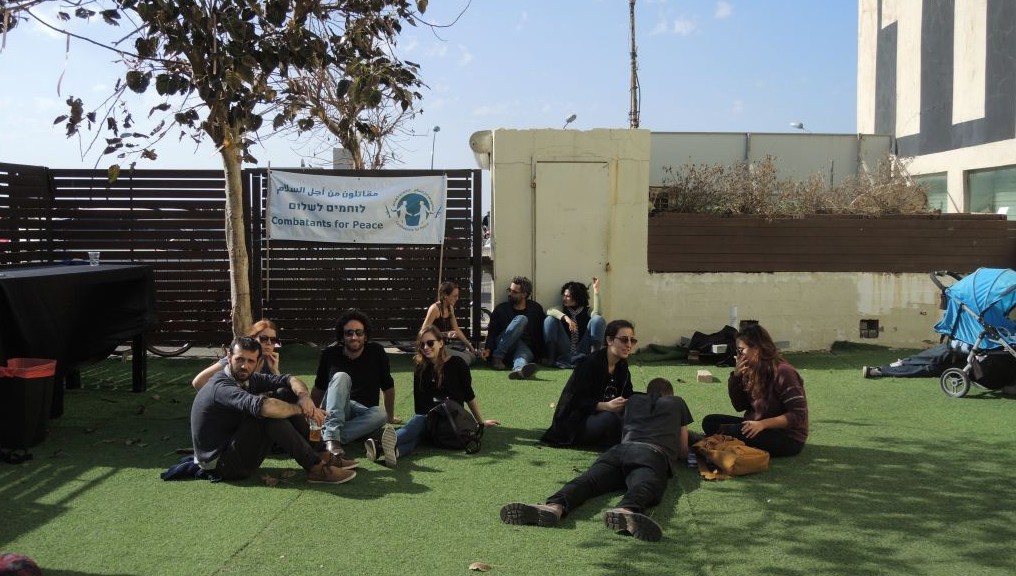 More than 50 left-wing groups organized the "Blacklisted" counter-protest/party in Tel Aviv, February 5, 2016. (Melanie Lidman/Times of Israel) More than 50 left-wing groups organized the "Blacklisted" counter-protest/party in Tel Aviv, February 5, 2016. (Melanie Lidman/Times of Israel)