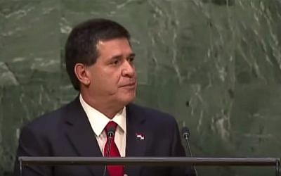 Paraguay President Horacio Cartes (YouTube screenshot)