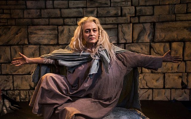 'The Testament of Mary' opened in Boston's New Repertory Theatre in January of 2016. Actress Paula Langton portrayed Mary in the one-woman show. (Andrew Brilliant/NRT)