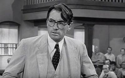 Gregory Peck as Atticus Finch in the 1962 adaptation of Harper Lee's opus 'To Kill a Mockingbird' (screen capture) Gregory Peck as Atticus Finch in the 1962 adaptation of Harper Lee's opus 'To Kill a Mockingbird' (screen capture)