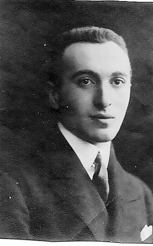Moriz Scheyer as a young man in Europe (Courtesy)