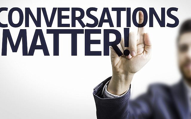 'Conversations Matter' ( image via Shutterstock) 'Conversations Matter' ( image via Shutterstock)