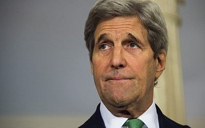 This file photo taken on March 15, 2016 shows US Secretary of State John Kerry delivers a statement on Syria at the State Department in Washington, DC. (Jim Watson/AFP)