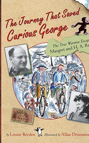 Cover of 'The Journey That Saved Curious George' by Louise Borden. (Houghton Mifflin Harcourt)