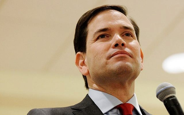 Republican presidential candidate, Sen. Marco Rubio (R-FL) speaks during a campaign rally at the Rohan Recreation Center on March 13, 2016, in The Villages, Florida. (Gerardo Mora/Getty Images/AFP) Republican presidential candidate, Sen. Marco Rubio (R-FL) speaks during a campaign rally at the Rohan Recreation Center on March 13, 2016, in The Villages, Florida. (Gerardo Mora/Getty Images/AFP)