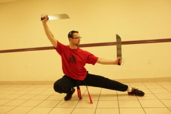 Mordechai Genut, the founder of Frum Karate, uses “martial arts as a vehicle to connect to God.” (Courtesy of Mordechai Genut) Mordechai Genut, the founder of Frum Karate, uses “martial arts as a vehicle to connect to God.” (Courtesy of Mordechai Genut)