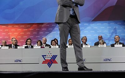 AIPAC is expecting a record turnout to greet (some) of the presidential candidates. (Chip Somodevilla/Getty Images via JTA) AIPAC is expecting a record turnout to greet (some) of the presidential candidates. (Chip Somodevilla/Getty Images via JTA)