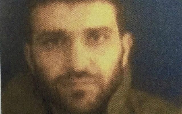 Palestinian terror suspect Najib Mustafa Nazal, arrested by Israel in January 2016. (Shin Bet) Palestinian terror suspect Najib Mustafa Nazal, arrested by Israel in January 2016. (Shin Bet)
