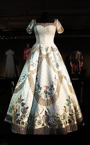 Coronation gown made by Angels Costumiers and worn in the forthcoming TV show 'The Crown.' (courtesy)