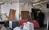 Mumbai's Chabad House, where Rabbi Gavriel Holtzberg, 29, and his 28-year-old wife Rivka, were killed by Islamist terrorists attack, seen here on December 25 2008. (Serge Attal/ Flash90)