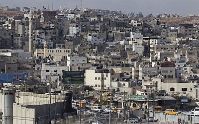 The West Bank refugee camp of Qalandia, September 29, 2014. (Miriam Alster/Flash90)