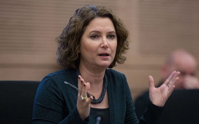 Meretz MK Michal Rozin speaks during a committee meeting in the Knesset, December 14, 2015. (Yonatan Sindel/Flash90) Meretz MK Michal Rozin speaks during a committee meeting in the Knesset, December 14, 2015. (Yonatan Sindel/Flash90)