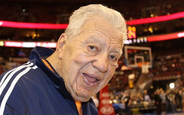 A self-proclaimed “one of a kind,” Harvey Pollack worked courtside at Philadelphia 76ers home games into his 90s. (Hillel Kuttler) A self-proclaimed “one of a kind,” Harvey Pollack worked courtside at Philadelphia 76ers home games into his 90s. (Hillel Kuttler)