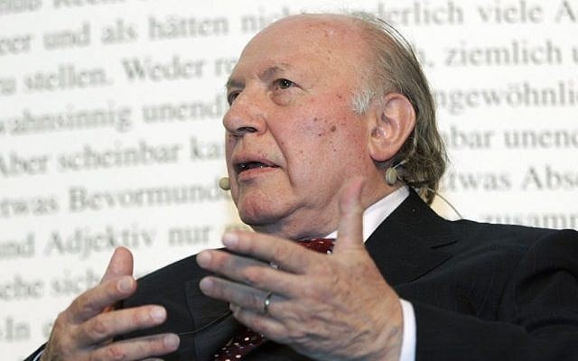 Hungarian writer Imre Kertesz attends the opening of the Book Basel fair in Basel, Switzerland, May 10, 2007. (Georgios Kefalas/Keystone via AP, file) Hungarian writer Imre Kertesz attends the opening of the Book Basel fair in Basel, Switzerland, May 10, 2007. (Georgios Kefalas/Keystone via AP, file)