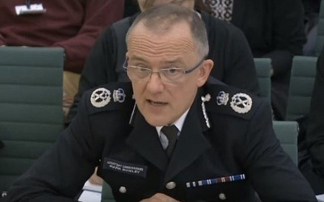 Metropolitan Police Assistant Commissioner Mark Rowley (YouTube: Press Association) Metropolitan Police Assistant Commissioner Mark Rowley (YouTube: Press Association)