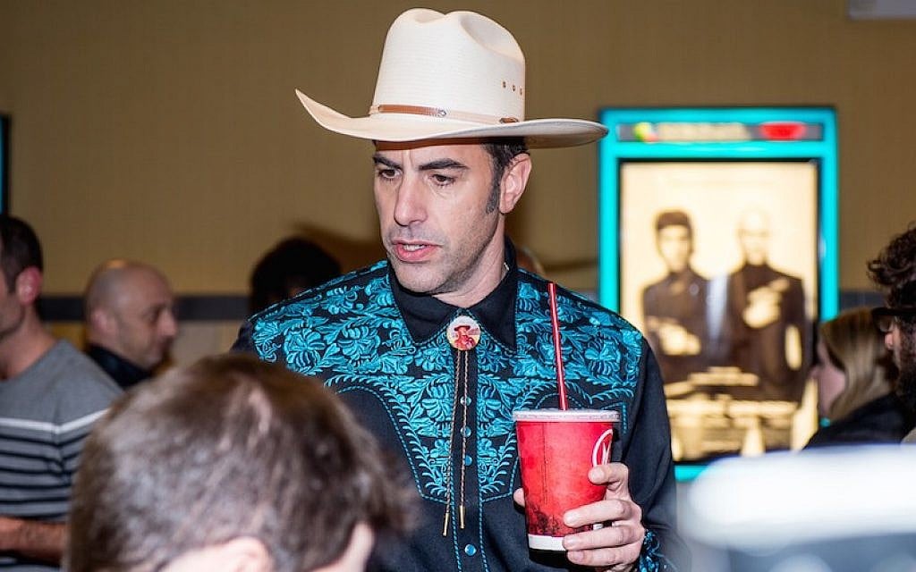 Actor and comedian Sacha Baron Cohen attending ‘The Brothers Grimsby’ fan screening at Regal Union Square in New York, March 8, 2016. (Roy Rochlin/FilmMagic)