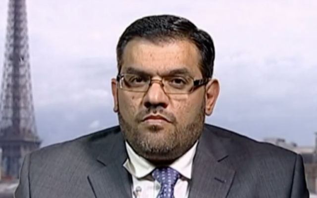Anas al-Abda speaks to Al Jazeera in 2011 (screen capture: YouTube) Anas al-Abda speaks to Al Jazeera in 2011 (screen capture: YouTube)