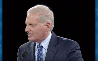AIPAC CEO Howard Kohr addresses the pro-Israel lobby in Washington, DC, on March 20, 2016. (YouTube screen shot)