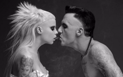 Yolanda Visser and Ninja of Die Antwoord. (Courtesy Die Antwoord)