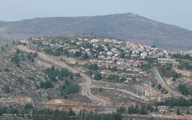 The West Bank settlement of Eli, north of Ramallah. (Akivapath/Wikipedia/CC BY 3.0)