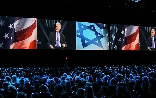 Some 16,000 people attended the three-day AIPAC 2015 policy conference in Washington, DC. (Courtesy of AIPAC) 