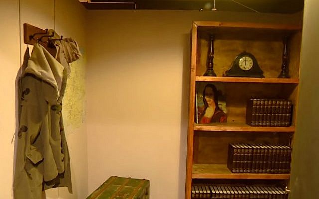 An Anne Frank-themed 'escape room' bunker in the town of Valkenswaard, 140 kilometers (87 miles) south of Amsterdam (YouTube screencap) An Anne Frank-themed 'escape room' bunker in the town of Valkenswaard, 140 kilometers (87 miles) south of Amsterdam (YouTube screencap)