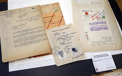 The files of Josephine Baker is displayed as part of documents, stored for years in the archive rooms of the medieval castle of Vincennes , east of Paris, Wednesday, March 16, 2016. (AP Photo/Francois Mori) The files of Josephine Baker is displayed as part of documents, stored for years in the archive rooms of the medieval castle of Vincennes , east of Paris, Wednesday, March 16, 2016. (AP Photo/Francois Mori)