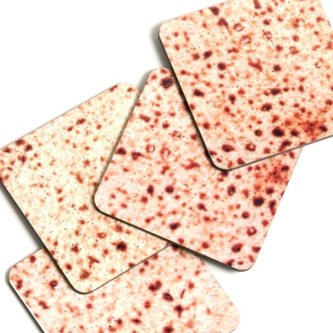Barbara Shaw Matzah Print Coasters RRP $29.95 Our Price $17.95